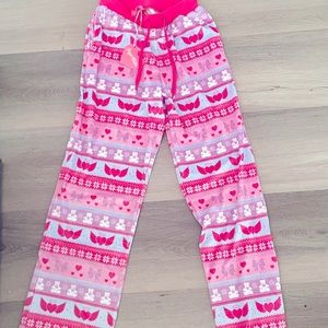 NEW Sugar Thrillz velour pajama pants size Small